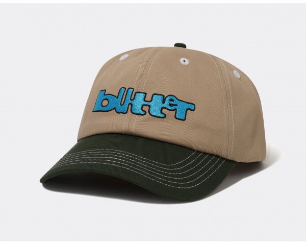 Butter Warped 6 Panel Cap Tan Seaweed