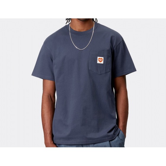 Carhartt WIP Pocket Heart T-Shirt Blue