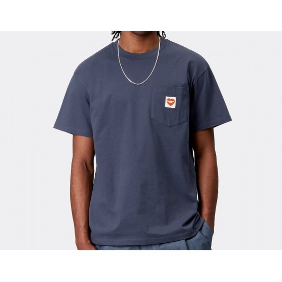 Carhartt WIP Pocket Heart T-Shirt Blue