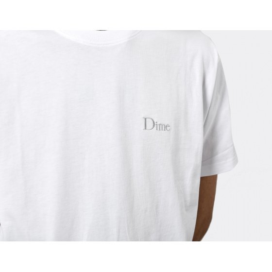 Dime Classic Small Logo T-Shirt White