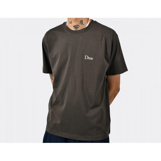 Dime Classic Small Logo T-Shirt Black