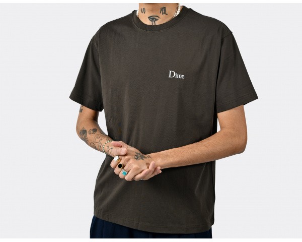 Dime Classic Small Logo T-Shirt Black