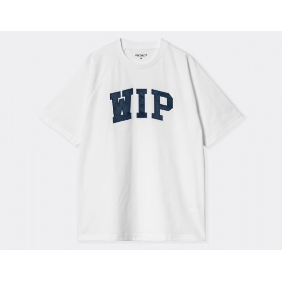 Carhartt WIP T-Shirt White Dusky Blue