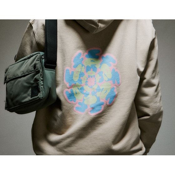 Fenom Flowers Hoodie Beige