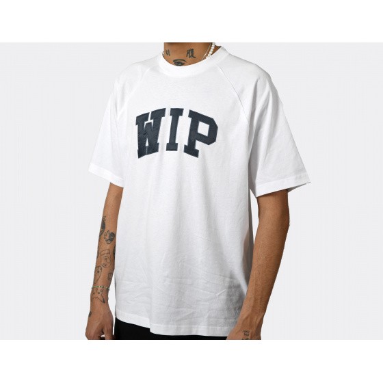 Carhartt WIP T-Shirt White Dusky Blue