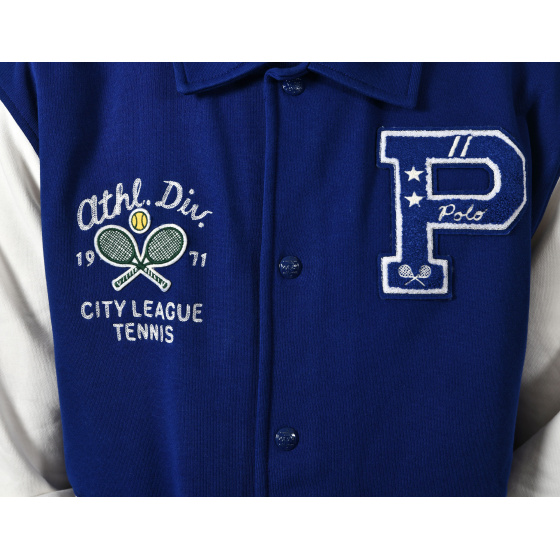 Polo Ralph Lauren Varsity Jacket Athletic Club Fall Royal