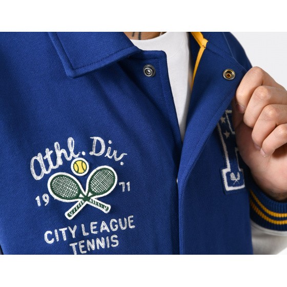 Polo Ralph Lauren Varsity Jacket Athletic Club Fall Royal
