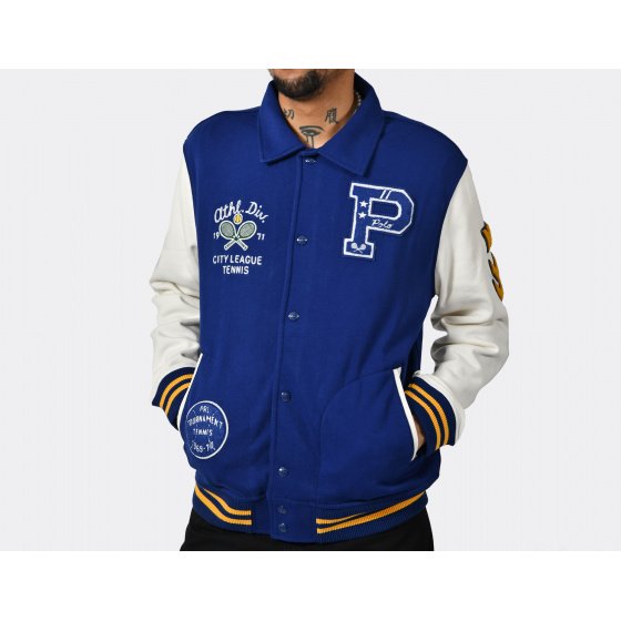 Polo Ralph Lauren Varsity Jacket Athletic Club Fall Royal