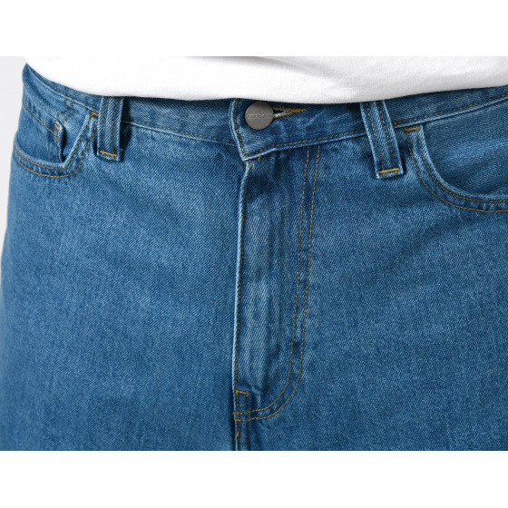 Carhartt WIP Landon Short Blue Heavy Stone Wash