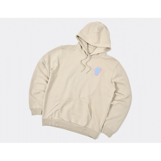 Fenom Flowers Hoodie Beige