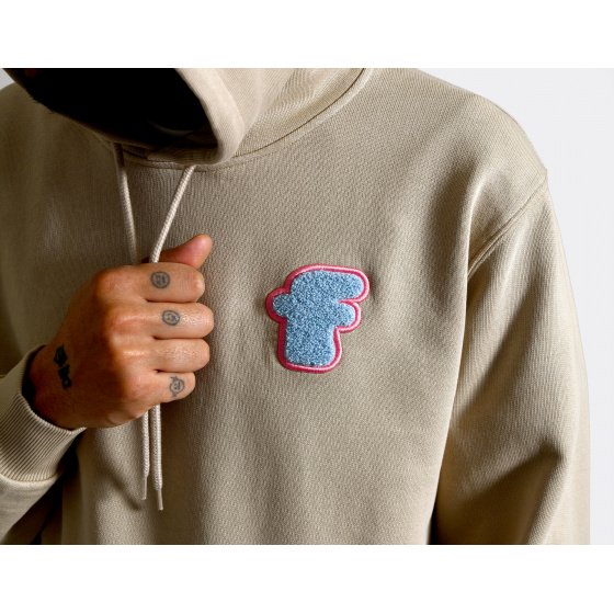 Fenom Flowers Hoodie Beige