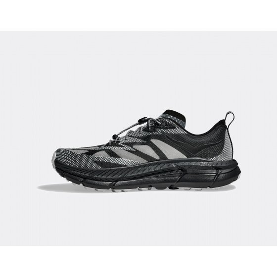 Hoka Mafate Speed 4 Lite Stealth Tech Black White