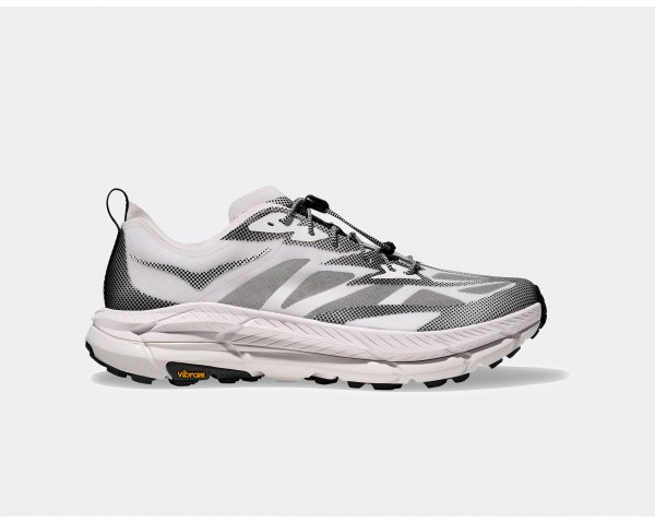 Hoka Mafate Speed 4 Lite Stealth Tech White Black