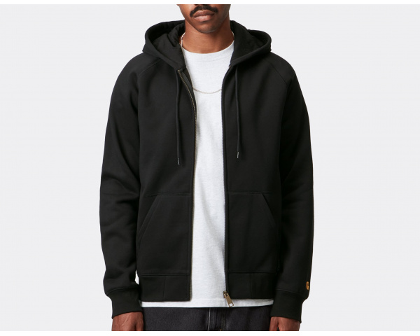 Carhartt WIP Hooded Chase Jacket Black Gold