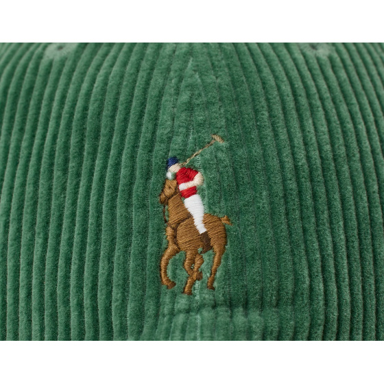 Polo Ralph Lauren Corduroy Ball Cap Meadow Green