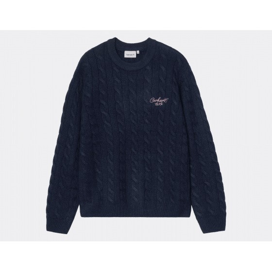 Carhartt WIP Signature Sweater Deep Night