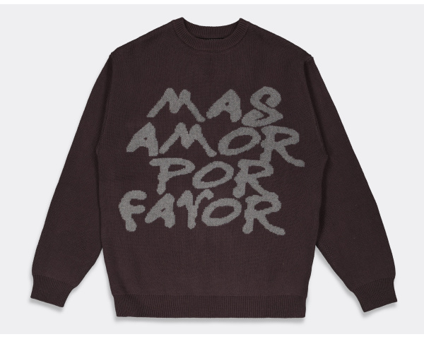 The Loose Company Mas Amor Por Favor Sweater Black