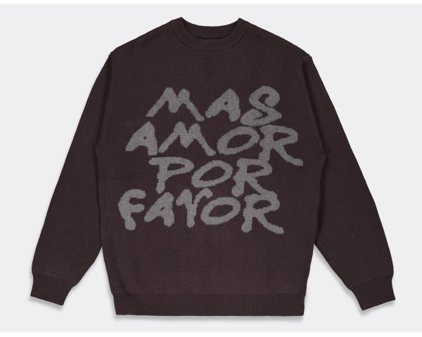 The Loose Company Mas Amor Por Favor Sweater Black