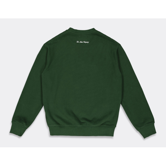 The Loose Company Car Crewneck Dark Green