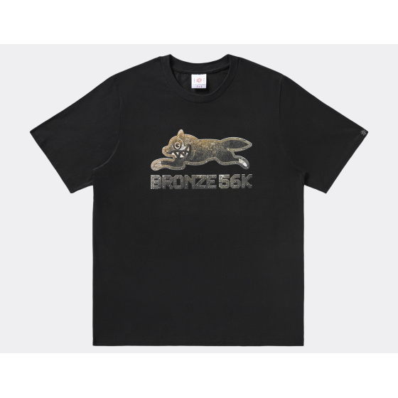 Bronze 56K BBC Icecream Wunning Dog T-Shirt Black