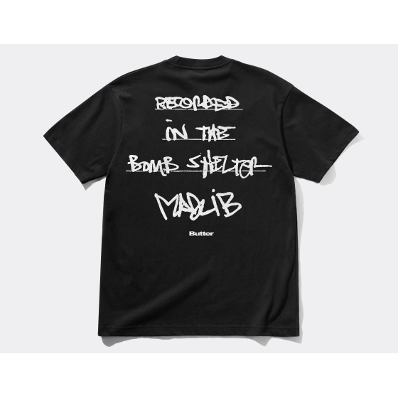 Butter Madlib Bomb Shelter T-Shirt Black