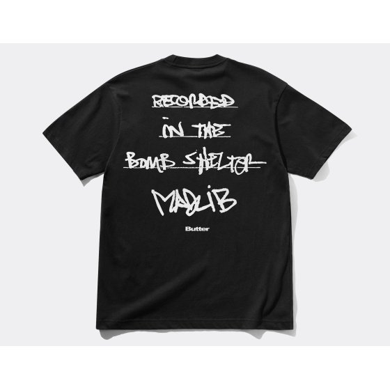 Butter Madlib Bomb Shelter T-Shirt Black