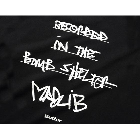 Butter Madlib Bomb Shelter T-Shirt Black