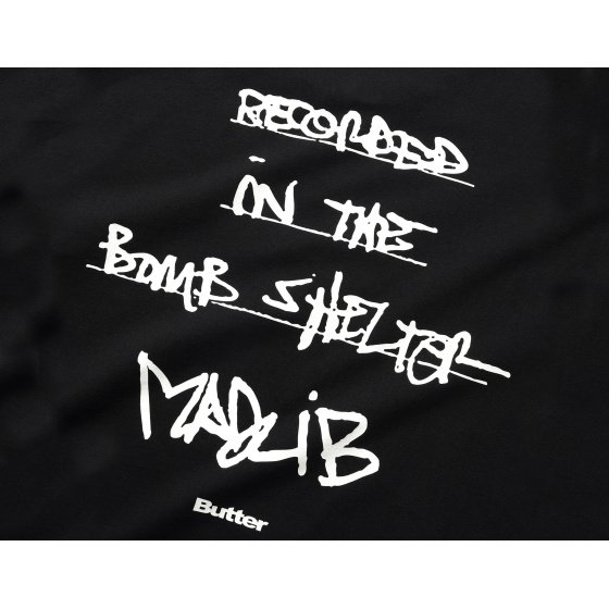 Butter Madlib Bomb Shelter T-Shirt Black