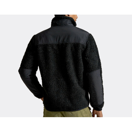 Polo Ralph Lauren Full Zip Hybrid Jacket Black