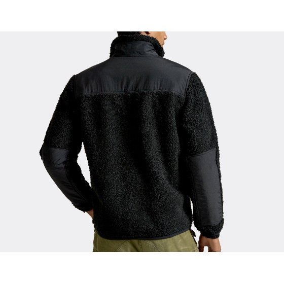 Polo Ralph Lauren Full Zip Hybrid Jacket Black