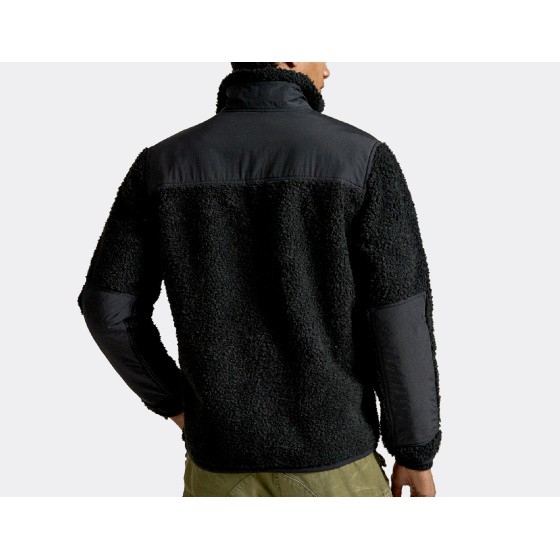 Polo Ralph Lauren Full Zip Hybrid Jacket Black