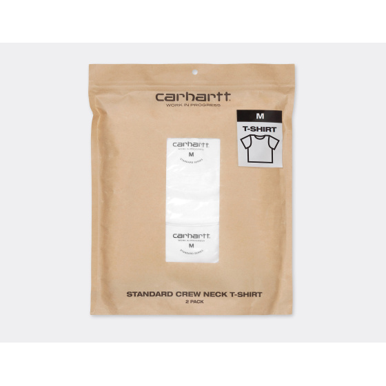 Carhartt WIP Standard Crew Neck T-Shirt Pack White