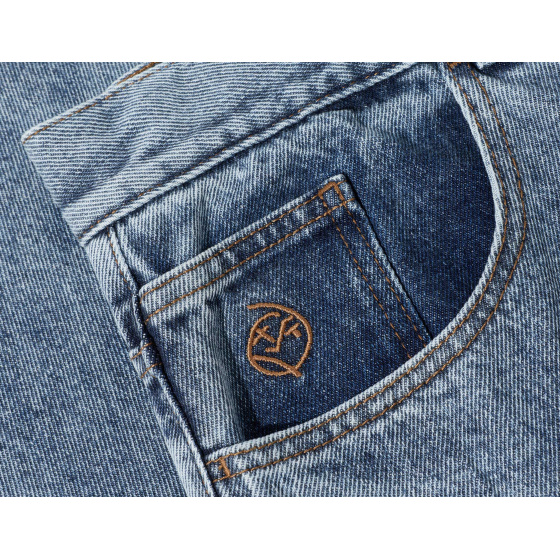 Polar Big Boy Pants Heavy Washed Blue