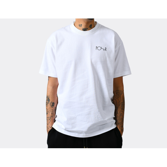 Polar Fill Logo T-Shirt Martas Roses White