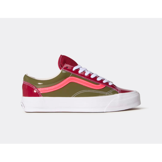 Vans LX Old Skool 36 Patent Bordeaux Olive