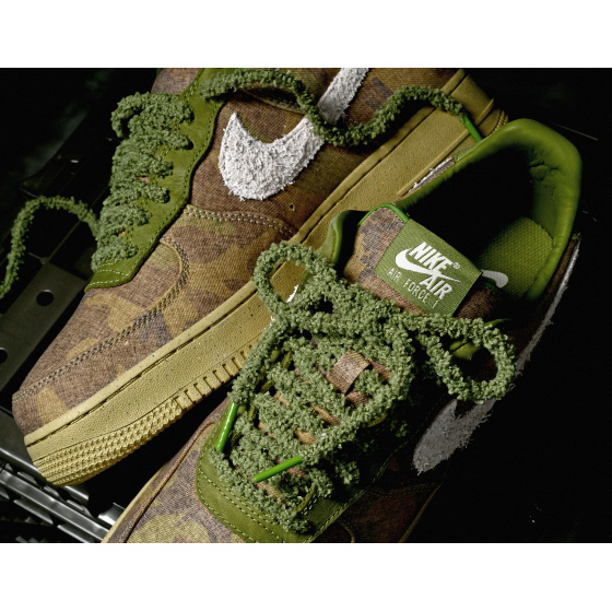 Nike Air Force 1 Low QS Camo Asparagus