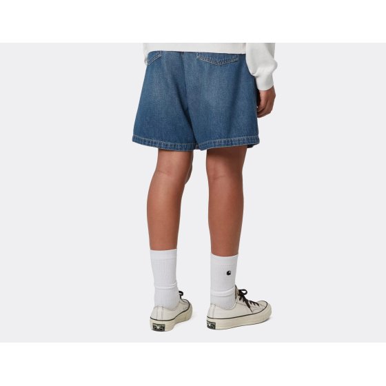Carhartt WIP W Alta Short Blue Dark Used Wash