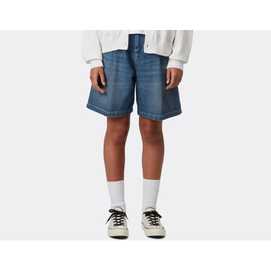 Carhartt WIP W Alta Short Blue Dark Used Wash