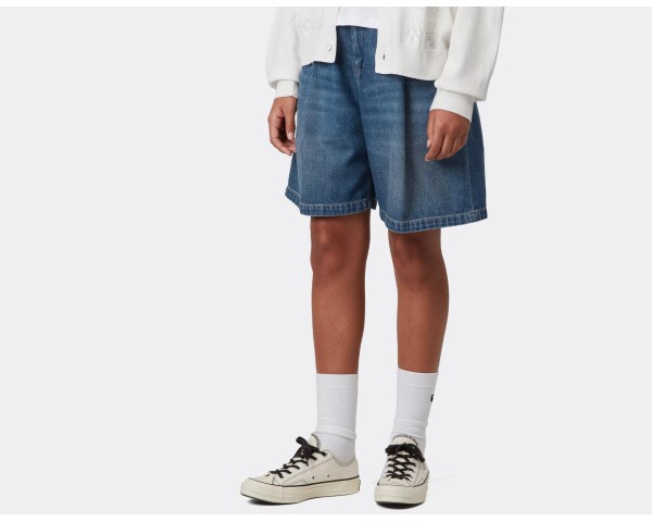 Carhartt WIP W Alta Short Blue Dark Used Wash