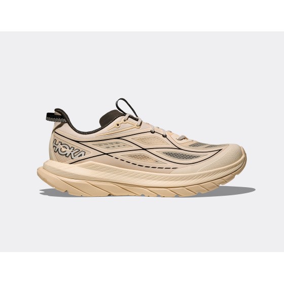 Hoka Mach Remastered Eggshell Asphalt Grey