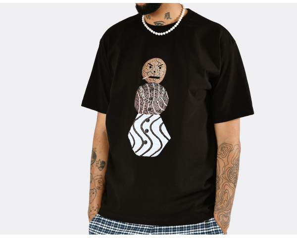 Quartersnacks Big Snackman T-Shirt Black