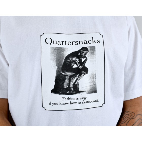 Quartersnacks Thinker T-Shirt White