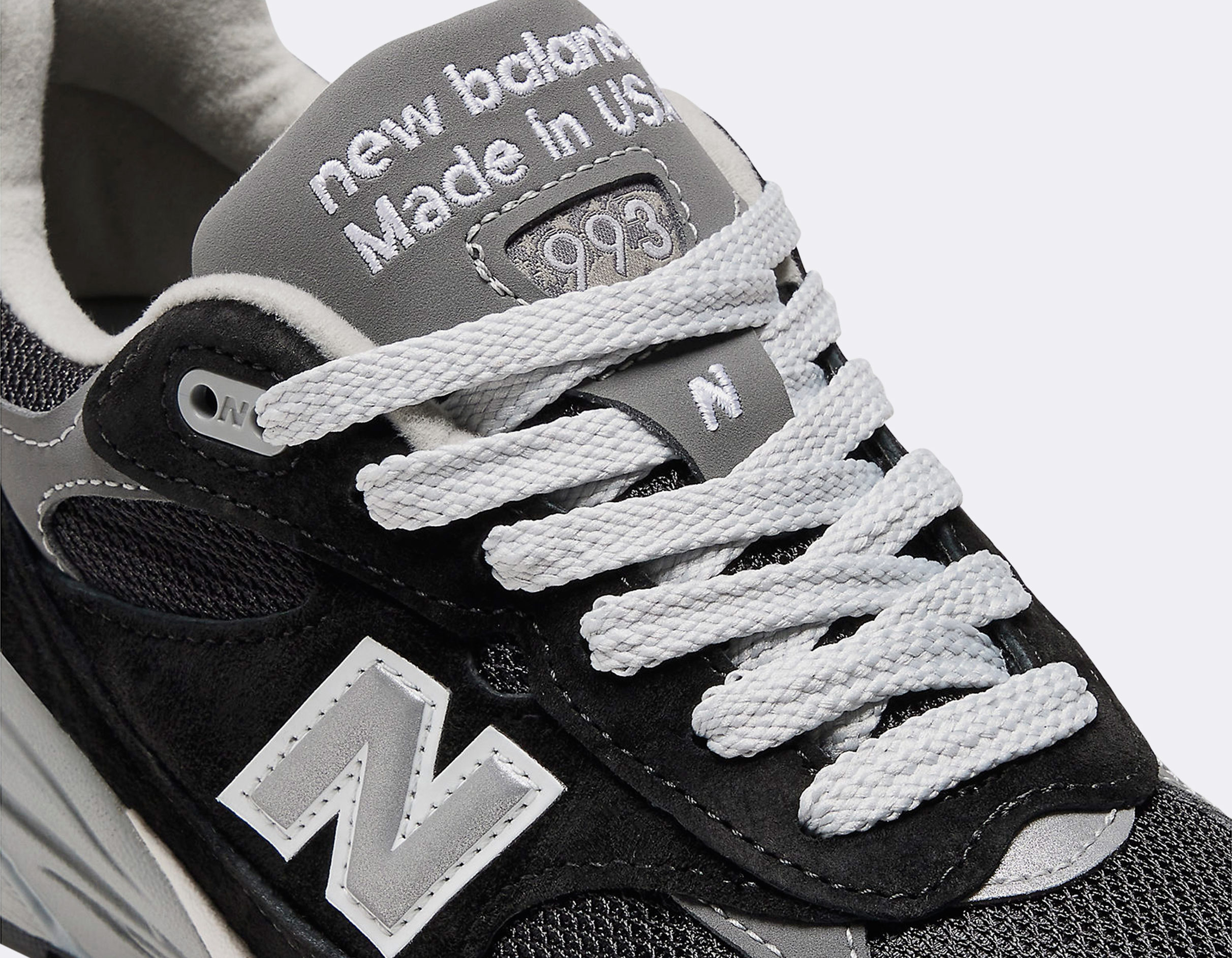New Balance 993 ブラック/グレー 9.5 US New Balance 993 Black Made in USA