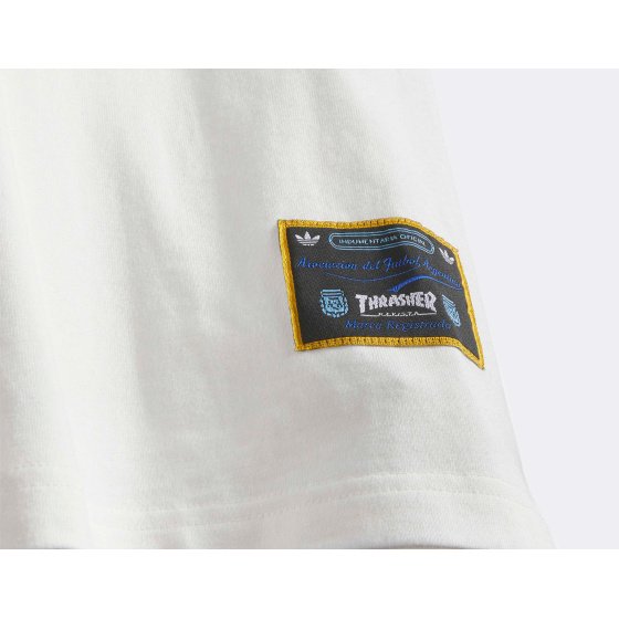 adidas Skateboarding T-shirt Thrasher AFA White