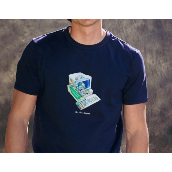 The Loose Company Computer T-Shirt Navy
