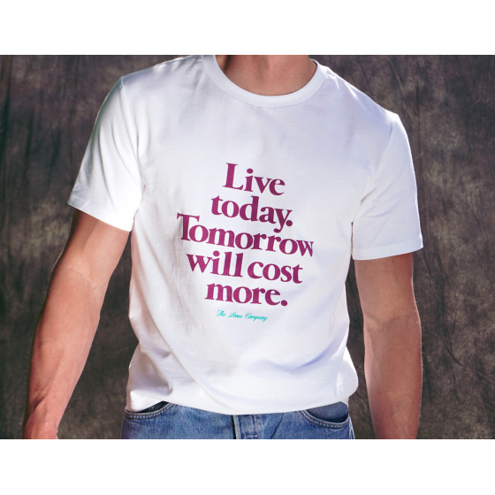 The Loose Company Live Today T-Shirt White