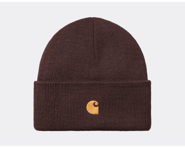Carhartt WIP Chase Beanie Palisander Gold