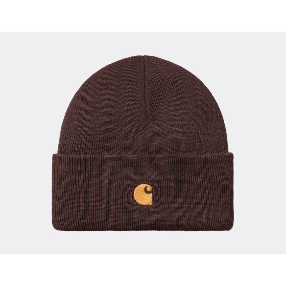 Carhartt WIP Chase Beanie Palisander Gold