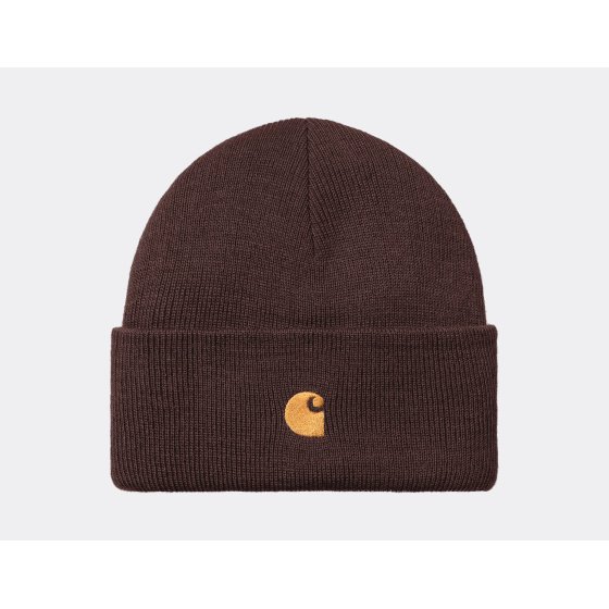 Carhartt WIP Chase Beanie Palisander Gold