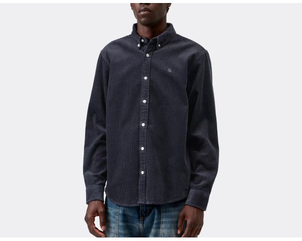 Carhartt WIP Madison Cord Shirt Dark Navy